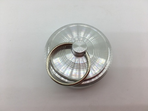 Оснастка для печати полуавтоматическая металлическая Брелок-кнопка с кольцом